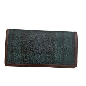 Ralph Lauren polo vintage Blackwatch Plaid wallet Tartan Leather RARE